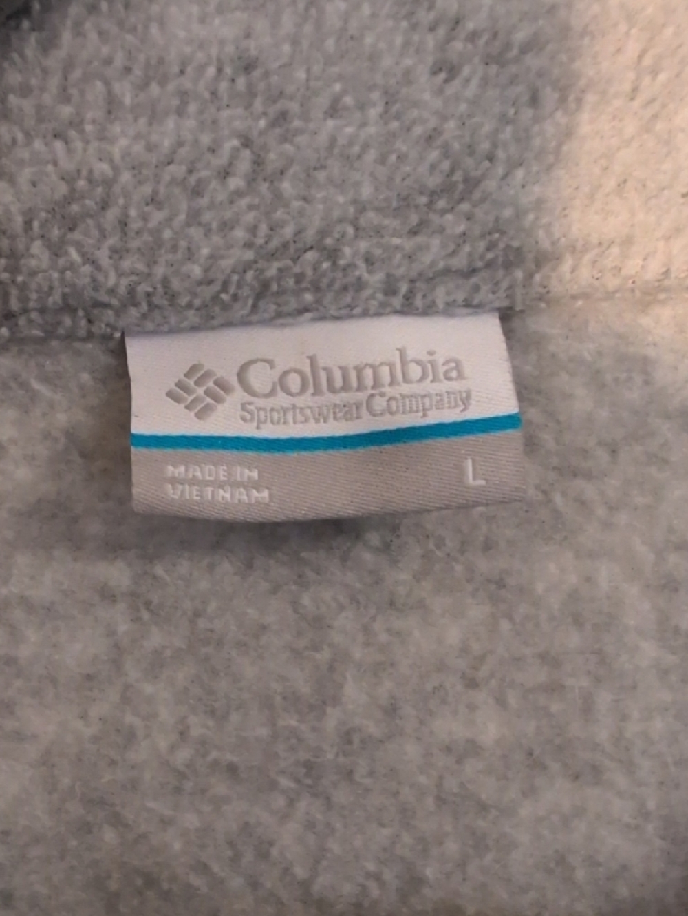 Columbia Gray Full-Zip Women's Fleece Jacket - Picture 2 of 4